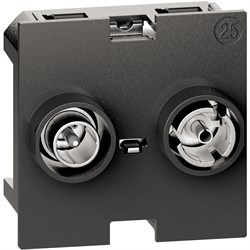 BTicino Living now розетка TV-SAT звезда 2 мод K4217M2D - фото 72871