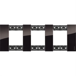 BTicino Living now Ночь рамка немецкий стандарт 3 поста (2+2+2 мод) KA4802M3DG - фото 72926