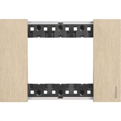 BTicino Living now Золото рамка итальянский стандарт 3 мод KA4803ZW - фото 72938