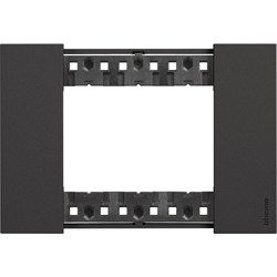 BTicino Living now чёрный рамка итальянский стандарт 3 мод KA4803KG - фото 72951