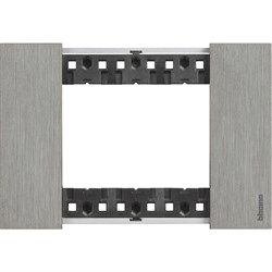 BTicino Living now Сталь рамка итальянский стандарт 3 мод KA4803ZG - фото 72964