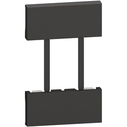 BTicino Living Now чёрный лицевая панель для установки терморегулятора, 2 мод KG51 - фото 72967