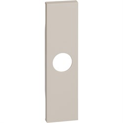 BTicino Living now песочный лицевая панель для TV розеток и каб выводов с 1 отверстием 1 мод KM08 - фото 72980