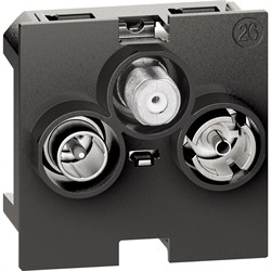 BTicino Living now розетка TV-R-SAT 2 мод K4210M2D - фото 72991