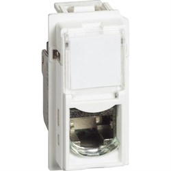 BTicino Living now белый розетка компьютерная RJ45 cat6 STP 1 мод KW4279C6S - фото 73012