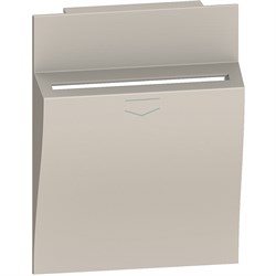 BTicino Living now песочный лицевая панель для карточного выключателя 2 мод KM22M2 - фото 73039