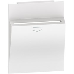 BTicino Living now белый лицевая панель для карточного выключателя 2 мод KW22M2 - фото 73047