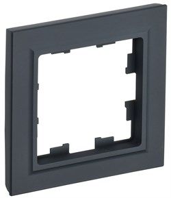 IEK Brite Base графит рамка 1 место BR-M12-K53 - фото 73221