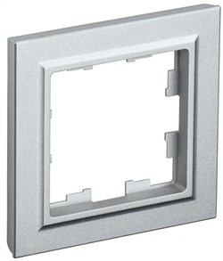 IEK Brite Base алюминий рамка 1 место BR-M12-K47 - фото 73332