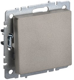 IEK Brite Base шампань выключатель 1-клавишный перекрёстный BR-V13-0-10-K37 - фото 73347