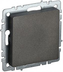 IEK Brite Base тёмная бронза заглушка c суппортом BR-PL10-K45 - фото 73409