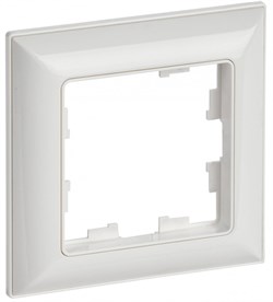 IEK Brite Decor белый 3D-форма рамка 1 место BR-M12-12-K01 - фото 73420