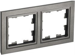 IEK Brite Base шампань рамка 2 места BR-M22-K37 - фото 73426