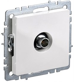 IEK Brite Base белый розетка TV оконечнаяная BR-A10-O-K01 - фото 73469