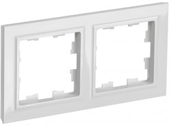 IEK Brite белый рамка 2 места BR-M22-K01-PRO - фото 73593