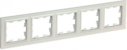 IEK Brite Base жемчуг рамка 5 мест BR-M52-K36 - фото 73619