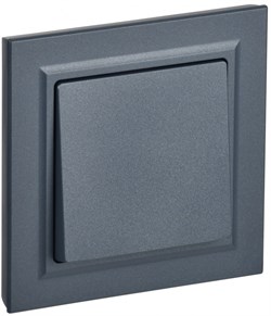 IEK Brite маренго выключатель 1-клавишный 10А в сборе BR-V10-0-10-K35-F - фото 73643