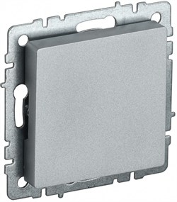 IEK Brite Base алюминий заглушка c суппортом BR-PL10-K47 - фото 73666