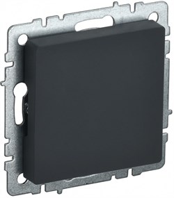 IEK Brite Base графит заглушка c суппортом BR-PL10-K53 - фото 73747