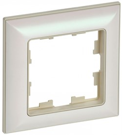 IEK Brite Decor жемчуг 3D-форма рамка 1-местная BR-M12-12-1-K10 - фото 73764