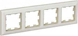 IEK Brite Decor жемчуг 3D-форма рамка 4-места BR-M42-12-1-K10 - фото 73774