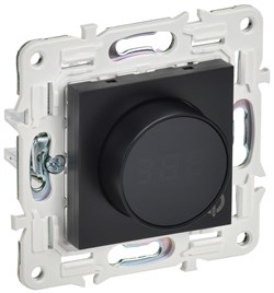 IEK SKANDY Черный Термостат электронный с индикацией SK-T01Bl SK-RT11-K02 - фото 73888