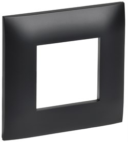 IEK SKANDY Черный Рамка 1-ая SK-F01Bl SK-M12-K02 - фото 73891