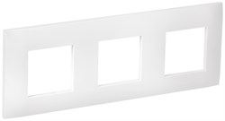 IEK SKANDY Арктический белый Рамка 3-ая SK-F03W SK-M32-K01 - фото 73905