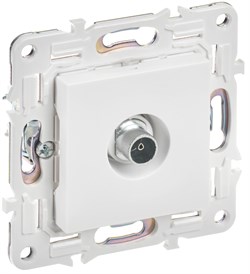 IEK SKANDY Арктический белый Розетка TV оконечная SK-A12W SK-A10-O-K01 - фото 73932