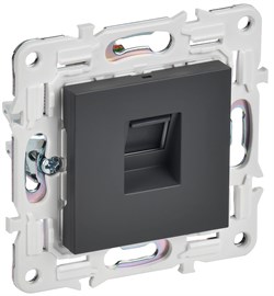 IEK SKANDY Титан Розетка компьютерная RJ45 кат.6 SK-K02T SK-K10-2-K48 - фото 73936