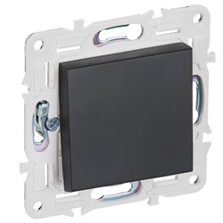 IEK SKANDY Черный Выключатель 1-клавишный перекрестный 10А SK-V03Bl SK-V13-0-10-K02 - фото 73949