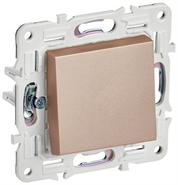 IEK SKANDY Песочный Выключатель 1-клавишный 10А SK-V01Sa SK-V10-0-10-K98 - фото 73956