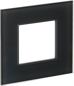 IEK SKANDY Стекло Графит Рамка 1-ая SK-F21G SK-M12-G-K53 - фото 74016