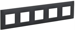 IEK SKANDY Графит Рамка 5-ая SK-F05G SK-M52-K53 - фото 74035