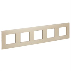 IEK SKANDY Металл Шампань Рамка 5-ая SK-F35Sh SK-M52-M-K37 - фото 74040