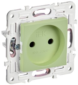 IEK SKANDY Мятный Розетка б/з 10А SK-R02G SK-R10-10-K06 - фото 74111