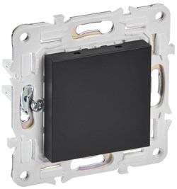 IEK SKANDY Черный Заглушка с суппортом SK-C01Bl SK-PL10-K02 - фото 74135