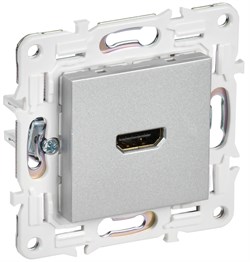 IEK SKANDY Серебряный Розетка HDMI SK-H01S SK-H10-K23 - фото 74148