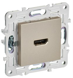 IEK SKANDY Шампань Розетка HDMI SK-H01Sh SK-H10-K37 - фото 74153