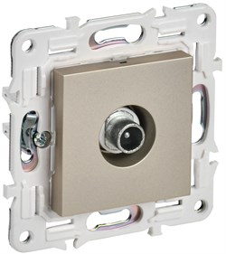 IEK SKANDY Шампань Розетка TV проходная SK-A17Sh SK-A10-P-K37 - фото 74184