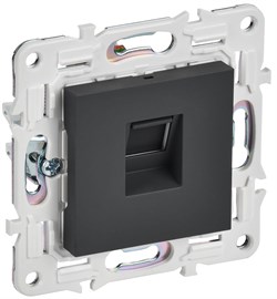 IEK SKANDY Графит Розетка компьютерная RJ45 кат.6 SK-K02G SK-K10-2-K53 - фото 74219