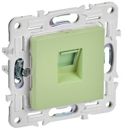 IEK SKANDY Мятный Розетка компьютерная RJ45 кат.6 SK-K02G SK-K10-2-K06 - фото 74221