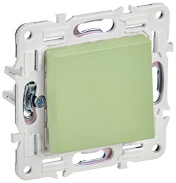 IEK SKANDY Мятный Выключатель 1-клавишный 10А SK-V01G SK-V10-0-10-K06 - фото 74239