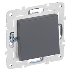 IEK SKANDY Титан Выключатель 1-клавишный перекрестный 10А SK-V03T SK-V13-0-10-K48 - фото 74269