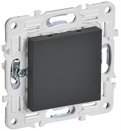 IEK SKANDY Графит Заглушка с суппортом SK-C01G SK-PL10-K53 - фото 74357