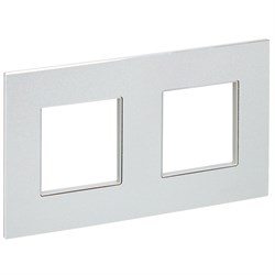 IEK SKANDY Металл Серебряный Рамка 2-ая SK-F32S SK-M22-M-K23 - фото 74398