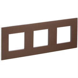 IEK SKANDY Металл Шоколад Рамка 3-ая SK-F33Br SK-M32-M-K30 - фото 74405