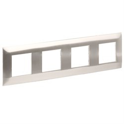 IEK SKANDY Металл Никель Рамка 4-ая SK-F34N SK-M42-M-K50 - фото 74418