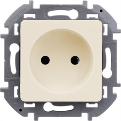 Legrand Inspiria слоновая кость розетка 2К - 16 А - 250 В 673711 - фото 74685