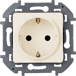 Legrand Inspiria слоновая кость розетка 2К+З - немецкий стандарт - 16 А - 250 В 673721 - фото 74688